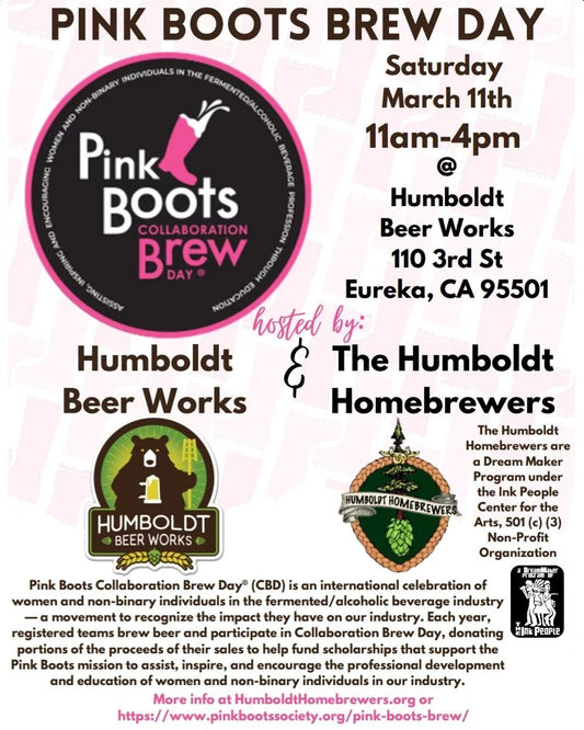 Pink Boots Collaboration Brew Day Demonstration