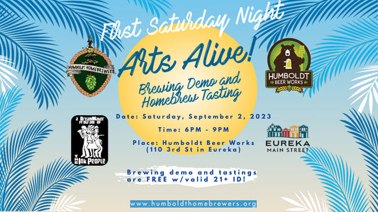 September Arts Alive! Brewing Demo & Homebrew Tasting