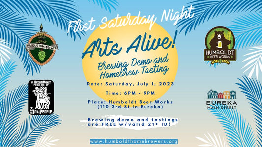 July Arts Alive! Brewing Demo & Homebrew Tasting