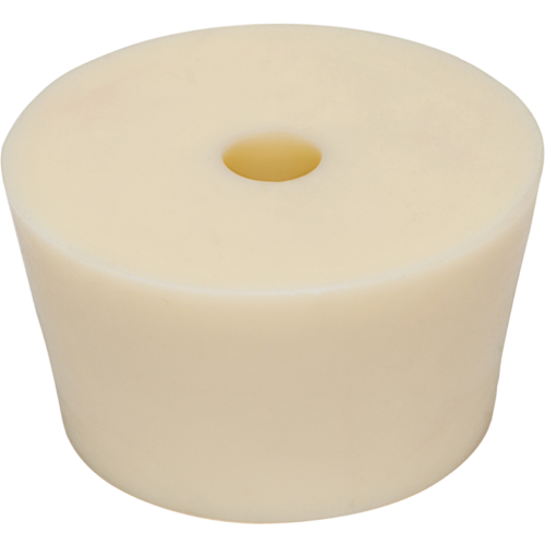 #8 Rubber Stopper, Drilled