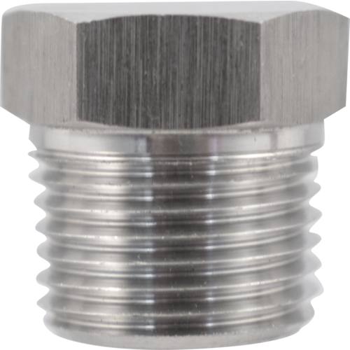 Stainless 1/2" MPT Plug, Solid