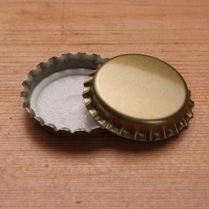 29 mm Gold Bottle Caps for Champagne Bottles