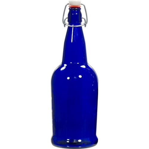 Blue EZ Cap Flip Top Bottles