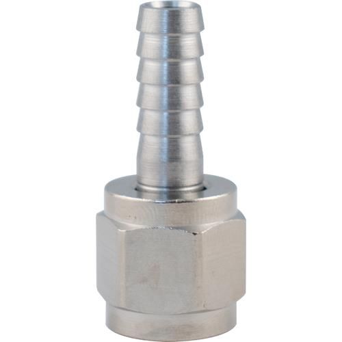 Flare Fitting, 1/4" Barb & Swivel Nut