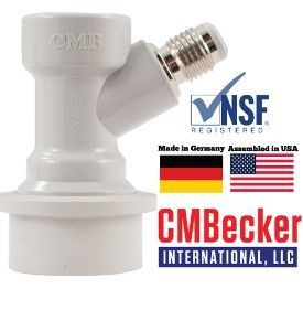 CMB Threaded Ball Lock Gas Quick Disconnect