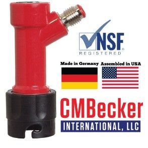 CMB Pin Lock Liquid Quick Disconnect, Threaded