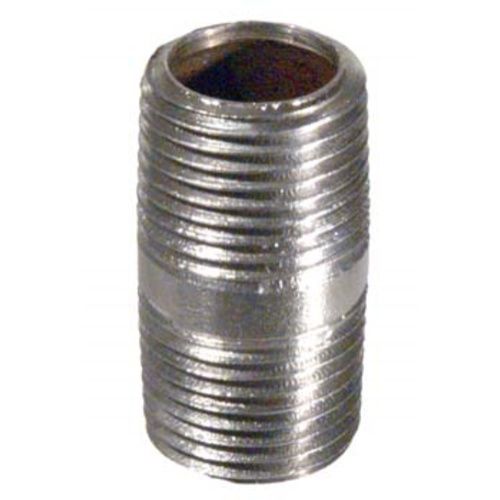 Stainless Nipple, 1/2" x 1.5"