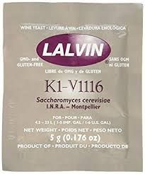 Lalvin K1-V1116 Wine Yeast