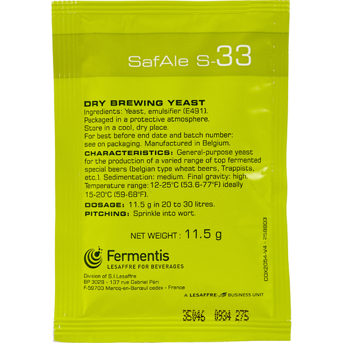Fermentis Safale S-33