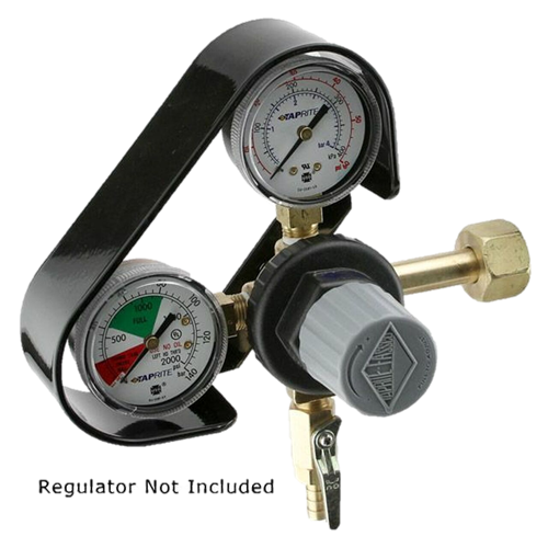 Taprite CO2 Regulator Gauge Cage on CO2 Regulator, (regulator not included)