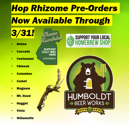 Hop Rhizome Presale through 3/31