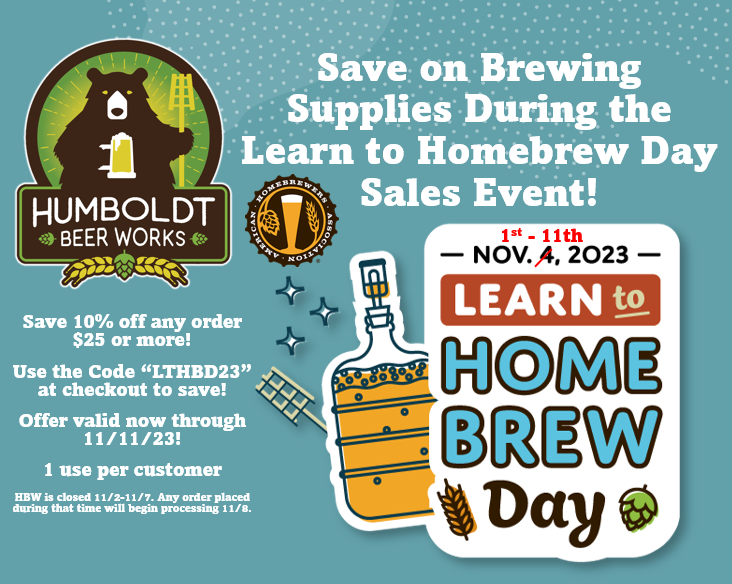 Learn to Homebrew Day Sales Event!
