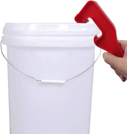 Bucket Lid Opener being used on a bucket