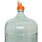 Carboy Cap for 3, 5, 6 & 6.5 Gal Smooth Neck Carboys on a carboy