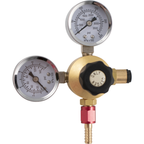 Dual Gauge O2 Regulator, Front