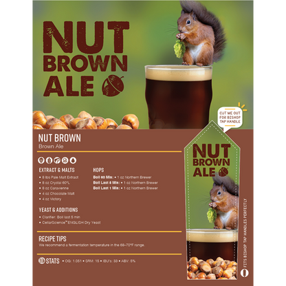 Nut Brown Ale Recipe Card
