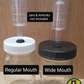 Plastic Mason Jar Lid w/ Seal & Airlock Grommet