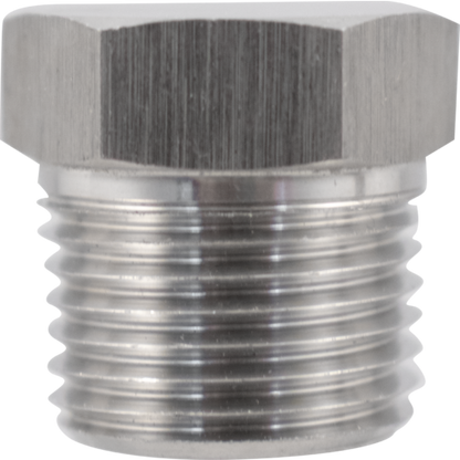 Stainless 1/2" MPT Plug, Solid