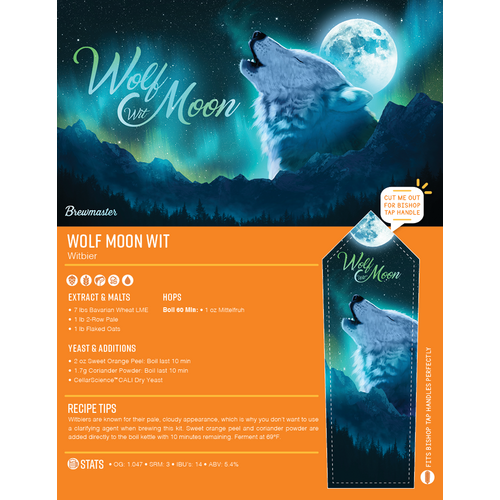 Wolf Moon Wit Ingredient Card