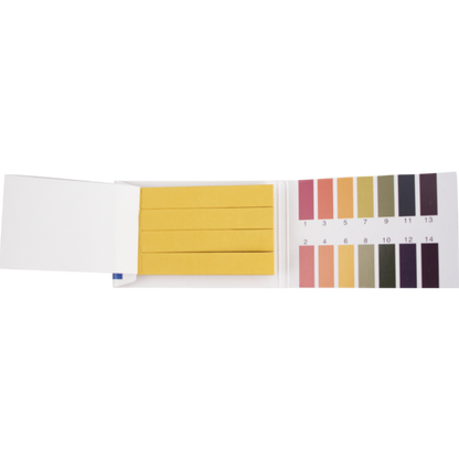 pH Test Strips, 1-14, 80 ct, open