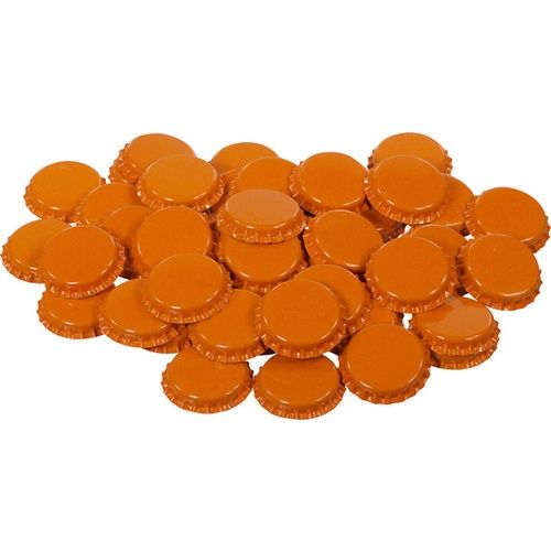 Orange Oxygen-Absorb Bottle Caps