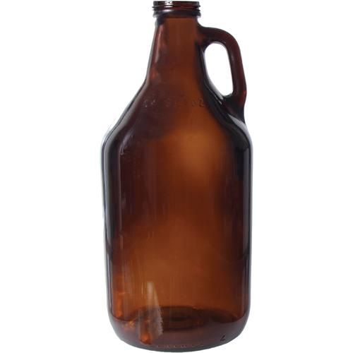 64 oz Amber Glass Growler