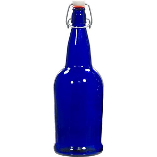 Blue EZ Cap Flip Top Bottles