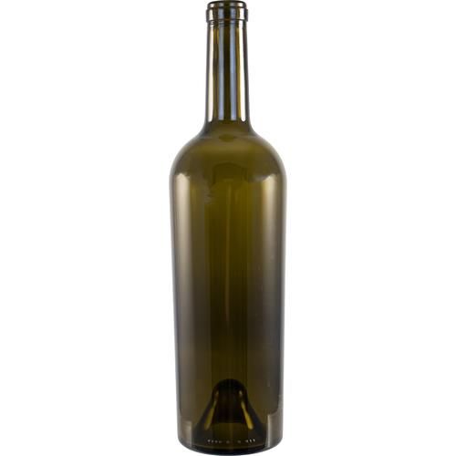 750mL Antique Green Tapered Wine Bottle