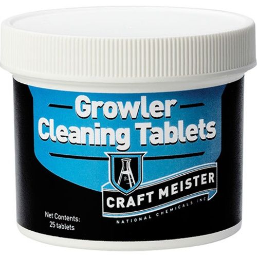 Growler Cleaning Tablets, 25 ct