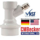 CMB Threaded Ball Lock Gas Quick Disconnect