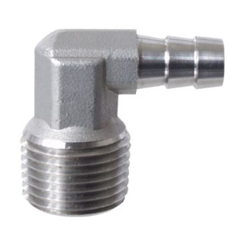 Barbed Elbow Fitting, 1/2" MPT x 3/8" Barb