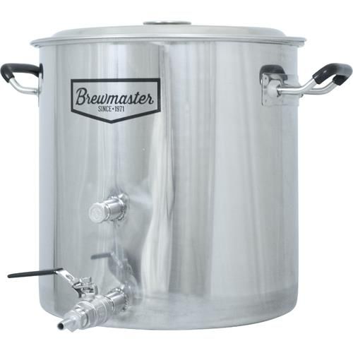 8.5 Gallon Stainless Kettle with Ball Valve