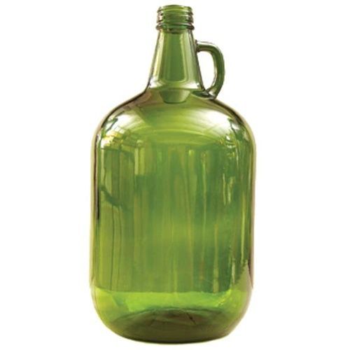 4 L Green Glass Jug with Handle
