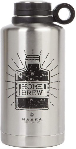Manna Ring Stainless Growler, "Homebrew"