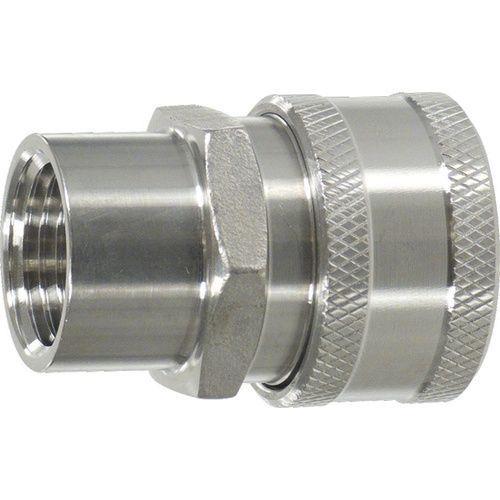 Stainless Steel Quick Disconnect, Female QD x 1/2" FPT