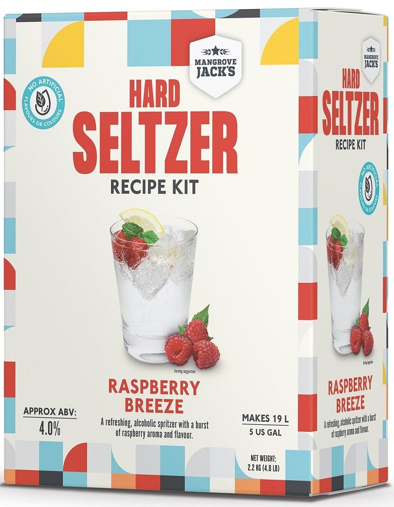 Raspberry Breeze Hard Seltzer Kit
