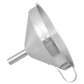 6" Stainless Funnel w/ Screen Side View