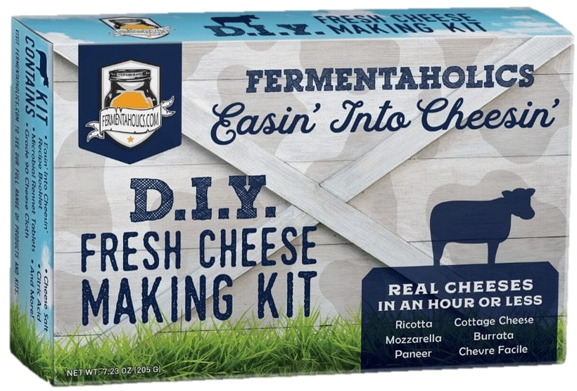 Easin’ Into Cheesin’ DIY Fresh Cheese Making Kit