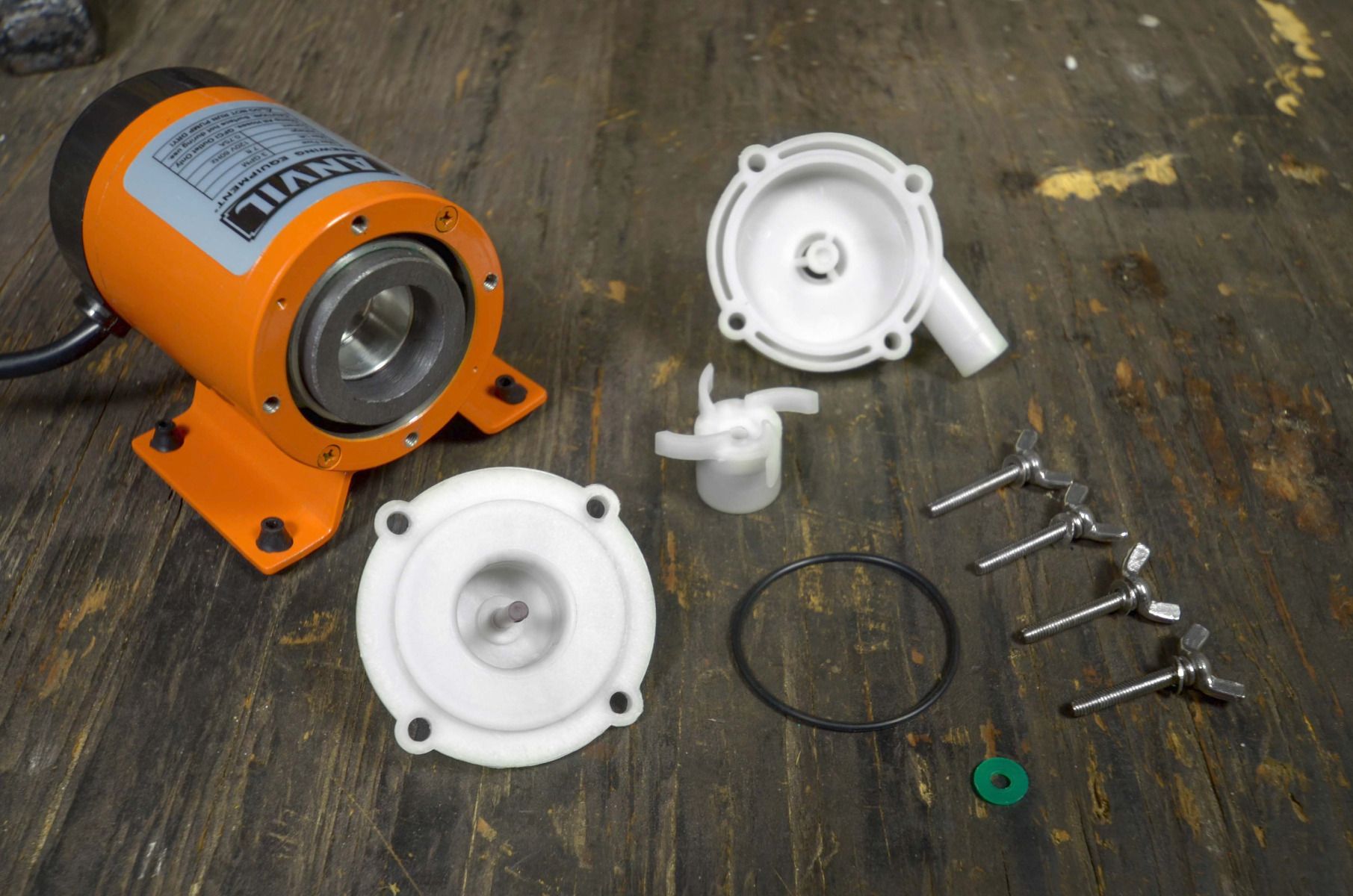 Anvil Brewing Pump Exploded View