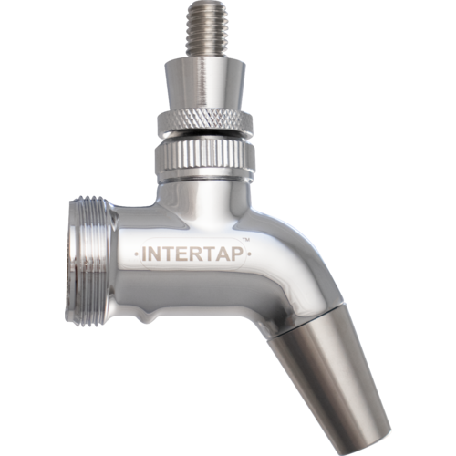 Draft Faucet, Intertap Stainless Forward-Sealing, Side View