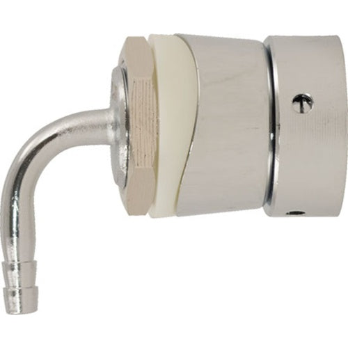 Draft Tower Stainless Faucet Shank, Side View
