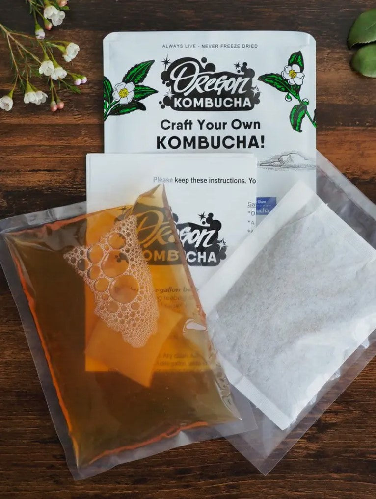 Craft Your Own Pear Ginger Black Tea Kombucha Kit