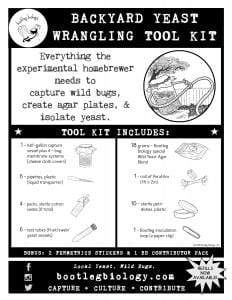 Backyard Yeast Wrangling Kit Includes