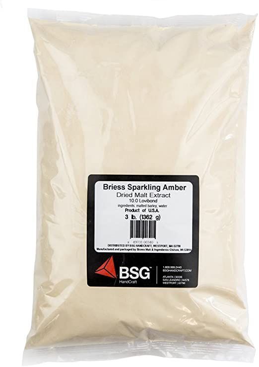 Briess Sparkling Amber DME, 3 lb